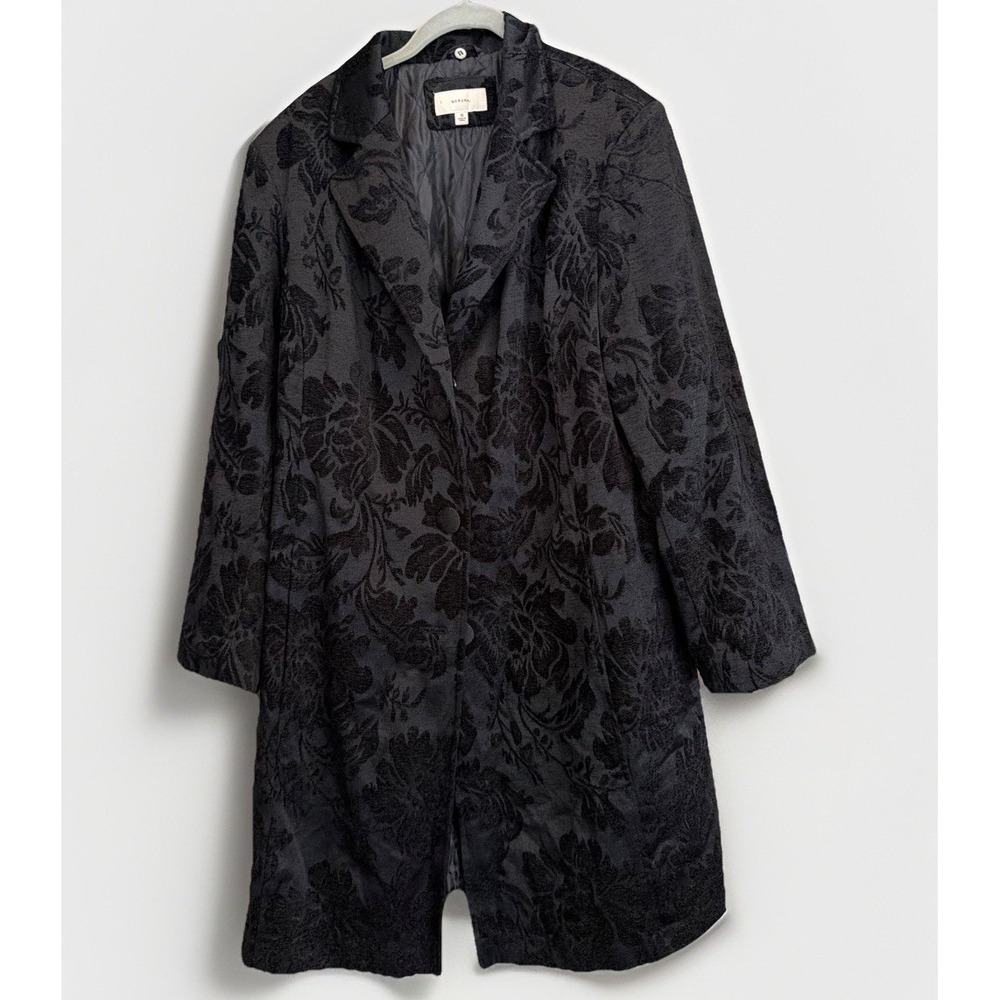 Y2K VNTAGE Black Brocade Whimsigoth Dark Romantic Regencycore Steampunk  12